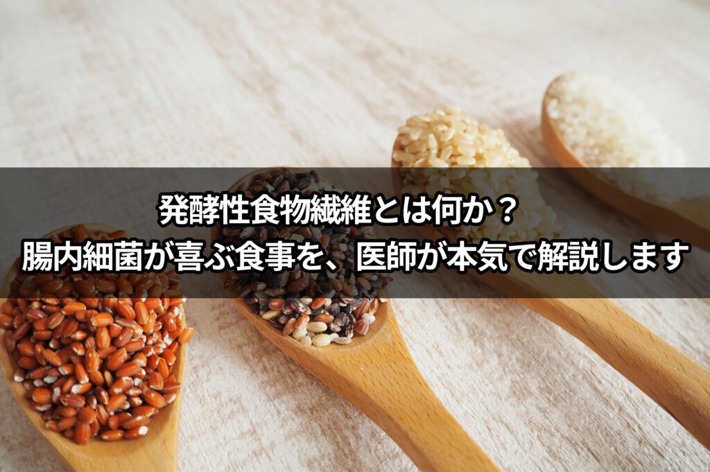 発酵性食物繊維とは何か？　腸内細菌が喜ぶ食事を、医師が本気で解説しますのイメージ